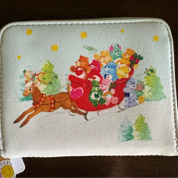 Loungefly Care Bears Holiday Mini Zipper Wallet - Picture 2 of 6